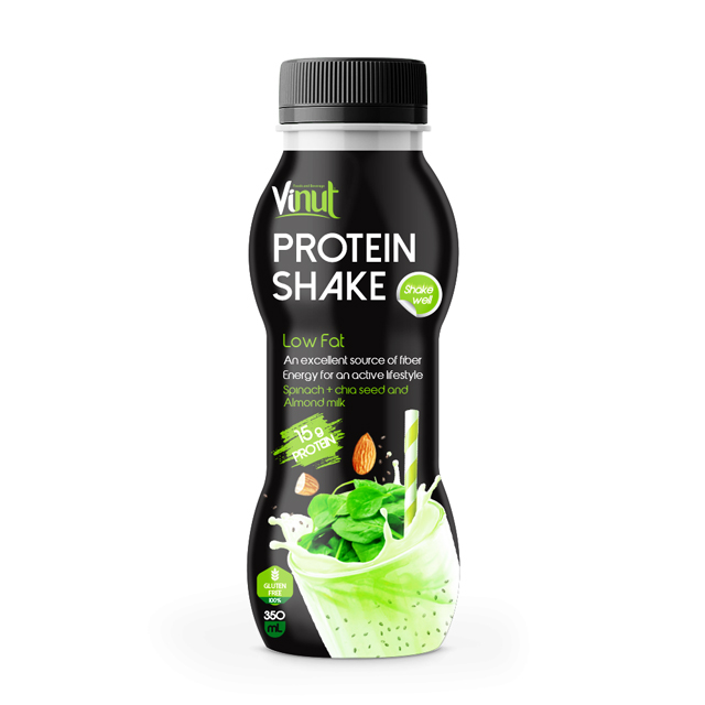 350 ml Vinut Protein Shake Spinach Chia seed and Almond milk (15G Protein)