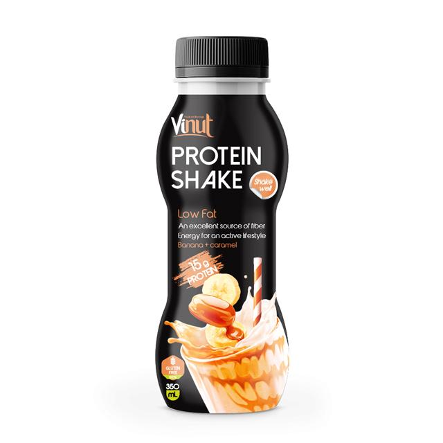 350 ml Vinut Protein Shake Banana and Caramel (15G Protein)