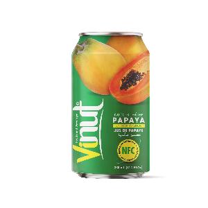 Papaya Juice Drink 330ml VINUT | Free Sample, Private Label, Wholesale Supplier (OEM, ODM)
