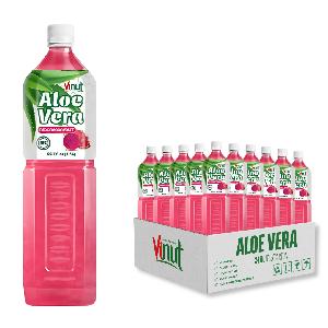 1500ml Aloe Vera Red Dragon Juice Drink with Pulp VINUT Vietnam Manufacturer