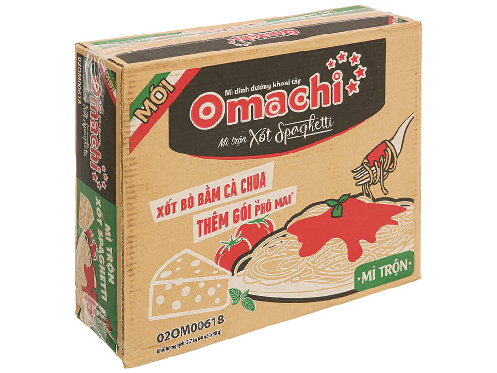 Omachi Spaghetti Mixed Instant Noodles 90g