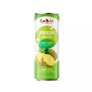 10.8 fl oz Tropical Taste Pineapple juice drink Low Sugar Manufacturer Wholesaler OEM ODM