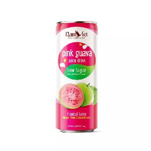 10.8 fl oz Tropical Taste Pink Guava juice drink Low Sugar Manufacturer Wholesaler OEM ODM