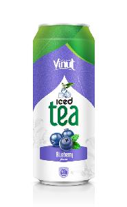 500ml VINUT Iced Green tea with Blueberry flavor Manufacturer Wholesaler Private label OEM ODM