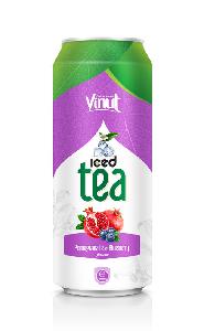 500ml VINUT Iced Green tea with Pomegranate & Blueberry flavor Manufacturer Private label OEM ODM