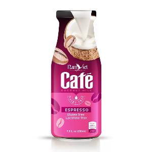9.5 fl oz Espresso coffee drink with coconut milk Dairy free Manufaturer OEM ODM