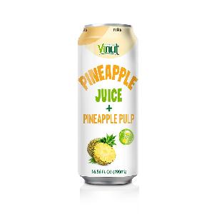490ml Vinut 100% Pineapple juice with Pineapple pulp Wholesaler Private label OEM