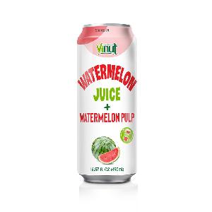 490ml Vinut 100% Watermelon juice with Watermelon pulp Wholesaler Private label OEM