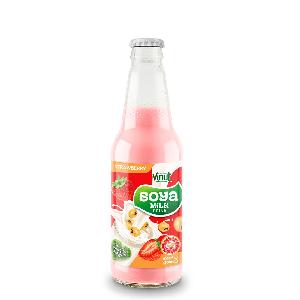 10.14 fl oz VINUT Original Soya Milk Drink with Strawberry Wholesaler Private label OEM