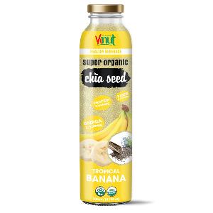 10.15 fl oz Vinut Organic Chia Seed Drink with Banana Wholesaler Private label OEM