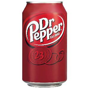 Dr Pepper Soda 330ml pack of 24