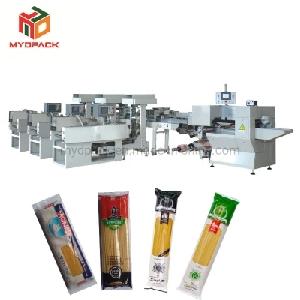 Automatic Spaghetti Three Weighers Noodle Packing Machine Vemicelli Packaging Machine