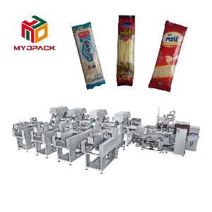 Automatic Pasta Spaghetti Weighing Packaging Machine Stick Noodle Four Weighers Packing Machine
