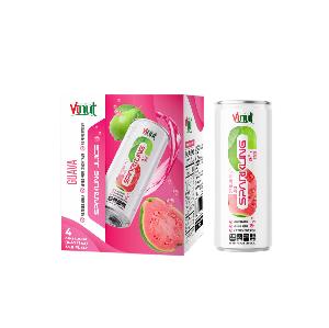 12 fl oz VINUT Sparkling Guava Juice (Pack of 4)