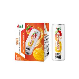 12 fl oz VINUT Sparkling Mango  Juice  ( Pack  of 4)