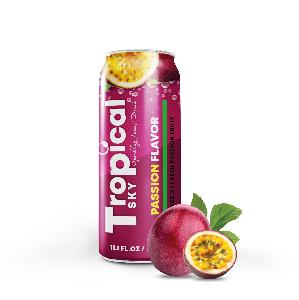 Carbonated Passion juice drink manufacturing private label in Viet Nam