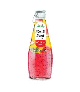 290ml Natural Nawon Basil Seed Drink Fruit Flavor Wholesalers OEM ODM Beverage  Manufacturer 