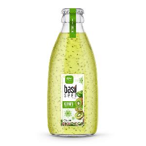 250ml Glass Bottle Basil seed - Kiwi Flavor