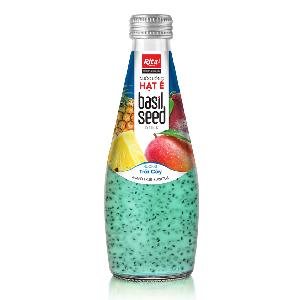 290ml Glass Bottle Basil seed - Mixed Fruit Flavor