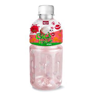 310ml Pet bottle Juice Drink With Nata De Coco - Lychee Flavor