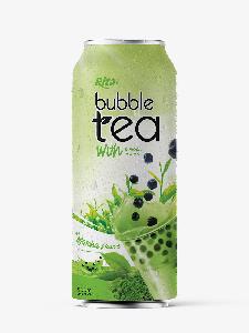 Bubble Tea 500ml Can with Matcha Flavor