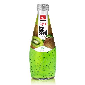 290ml Glass Bottle Basil seed - Kiwi Flavor
