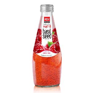 290ml Glass Bottle Basil seed - Raspberry Flavor