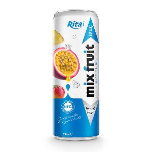 330ml Can Fresh Fruit Juice with Mix Fruit Flavor