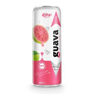 330ml Can Fresh Fruit Juice with Guava Flavor