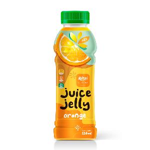 330ml Pet Bottle Juice Jelly with Orange Flavor