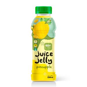 330ml Pet Bottle Juice Jelly with Pineapple Flavor