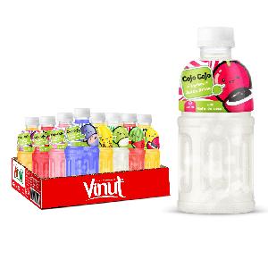 Cojo Cojo Lychee Juice Drink w Nata De Coco, 10.8 Fl Oz (Pack of 12)