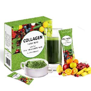 Custom Private label organic green superfood Detox enzyme Instant drink