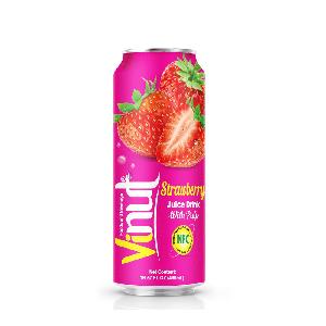 Strawberry Juice Drink 490ml VINUT | Free Sample, Private Label, Wholesale Supplier (OEM, ODM)