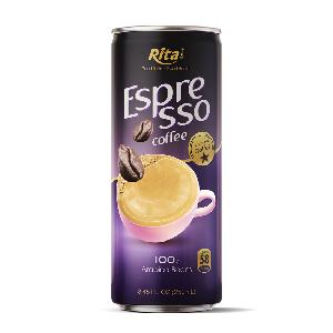 250ml Slim Can Coffee Drink with Espresso Flavor
