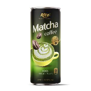 250ml Slim Can Coffee Drink with Matcha Flavor