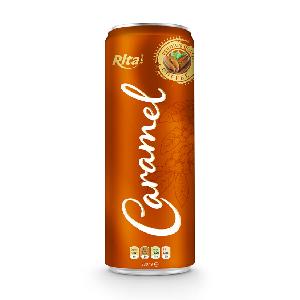 330ml Slim Can Coffee Drink with Caramel Flavor Rita Brand