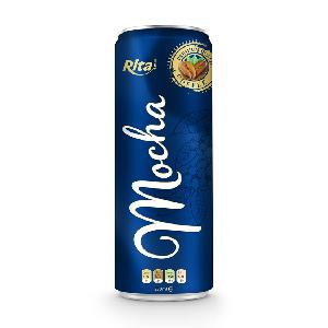 330ml Slim Can Coffee Drink with Mocha Flavor Rita Brand