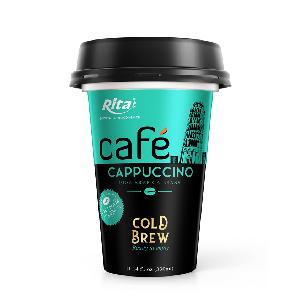 330ml PP Cup Coffee Drink with Cappuccino Flavor RITA Brand