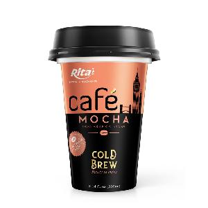 330ml PP Cup Coffee Drink with Mocha Flavor RITA Brand