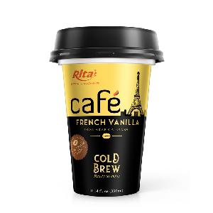 330ml PP Cup Coffee Drink with Vanilla Flavor RITA Brand