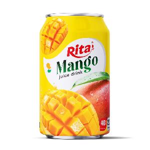 330ml Short Can Mango Fruit Juice RITA Brand