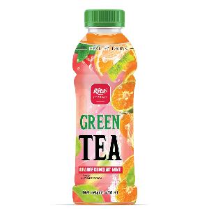 OEM Green Tea Drink With Orange Kumquat Mint Flavor