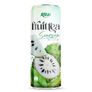 2024 Hot Trend Soursop Tea Drink 320ml Sleek Can