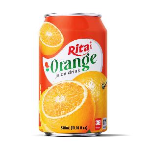Wholesale Rita Best Buy Orange Juice Drink 330ml Short Can