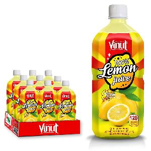 Lemon Juice Drink 1000ml VINUT | Free Sample & Design, Private Label, (OEM,ODM) ISO BRC KOSHER HALA