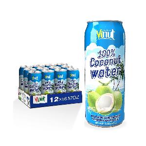 Coconut Water 490ml Hot Selling VINUT, Free Sample, Private Label, Wholesale Suppliers