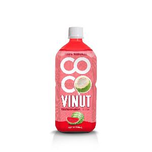 Coconut Water With Watermelon 33.8 Fl Oz VINUT, Free Sample, Wholesale Suppliers, OEM ODM