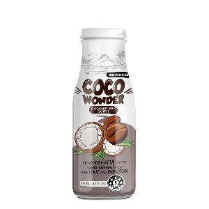 280ml Cocowonder Coconut milk with Coffee (Lactose Free , No Added Sugar)