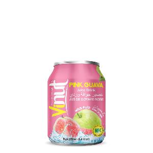 Pink Guava Juice Drink 330ml VINUT | Free Sample, Private Label, Wholesale Supplier (OEM, ODM)